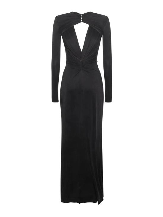 25SS 엘리자베타프랜치 미디 스커트 ABR2451E2110 Black - ELISABETTA FRANCHI