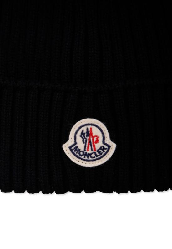 26SS [키즈] 몽클레어 모자 K2954 3B00011 M1131 999 BLACK - MONCLER