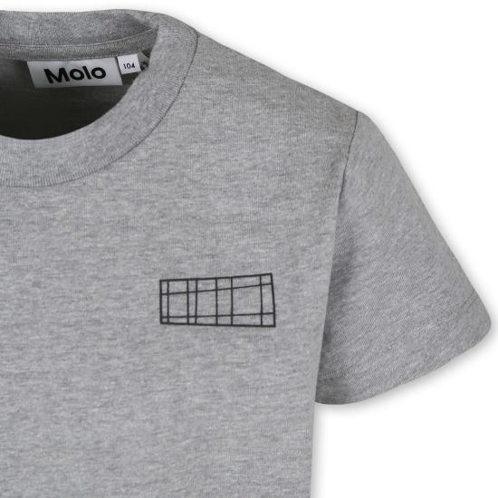 25FW [키즈] 몰로 티셔츠 6NOSA201 1046 GREY - MOLO