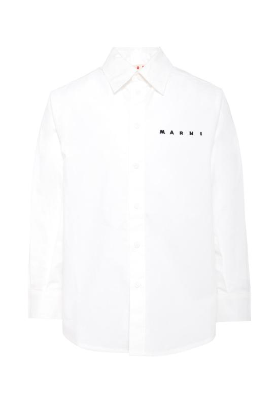 25FW [키즈] 마르니 탑 M01628 M00UW 0M114 WHITE