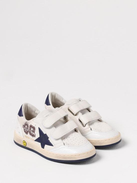 25FW [키즈] 골든구스 스니커즈 GJF00501F00680511886 White - GOLDEN GOOSE