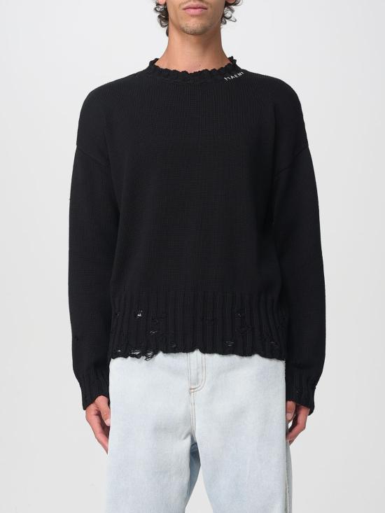 25FW 마르니 스웨터 GCMG0210A0UFC652 00N99 Black