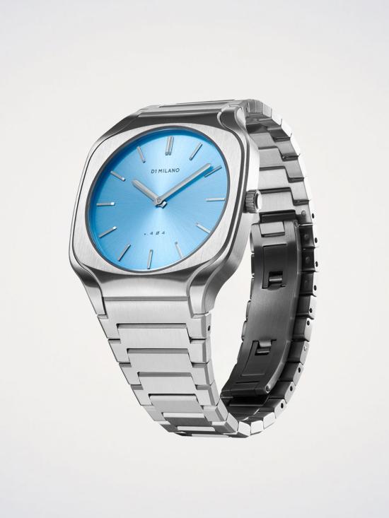 25SS D1밀라노 손목시계 D1SQBJ05 MALDIVES SEA Sky Blue