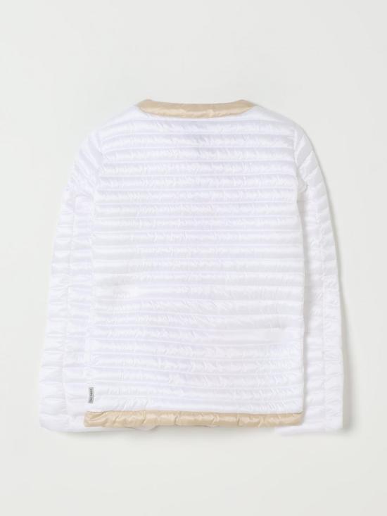 25FW [키즈] 세이브더덕 캐주얼 자켓 J30614GIRIS20 21477 White - SAVE THE DUCK