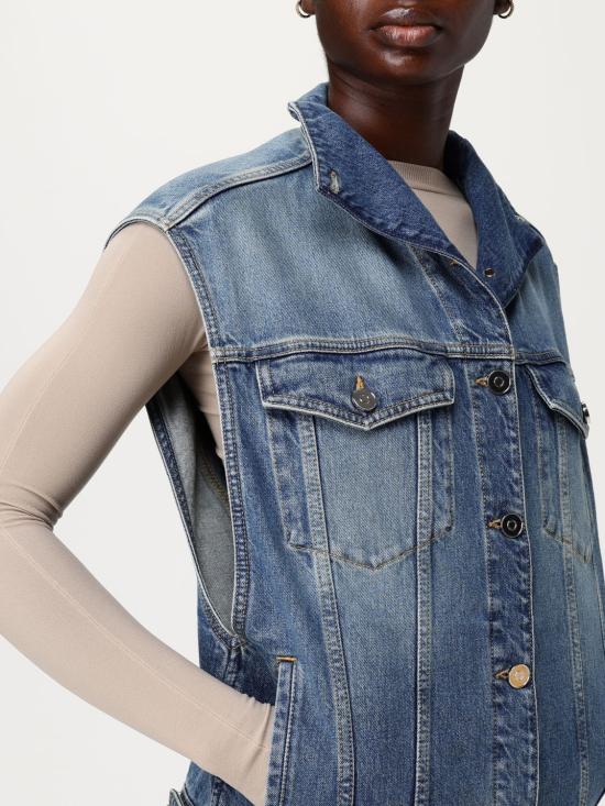 25SS 알라이아 자켓 AA9V0424T536A 525 Blue - ALAIA