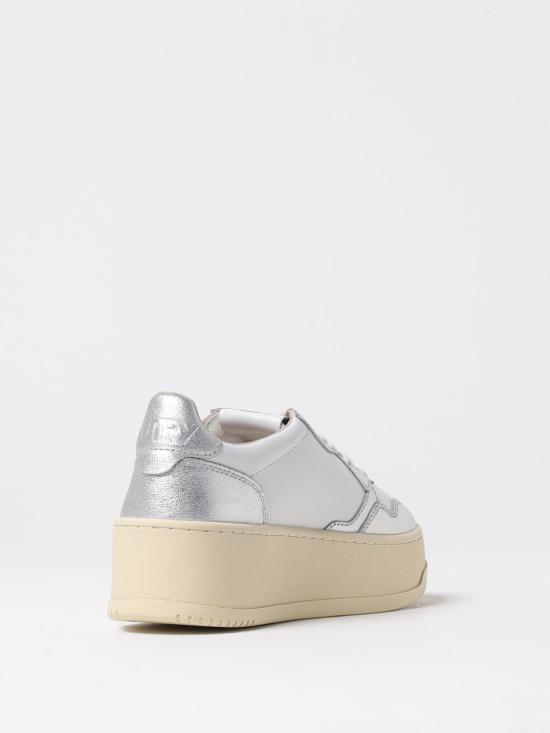 26SS 오트리 메달리스트 플랫폼 스니커즈 PTLW WB18 Silver - AUTRY