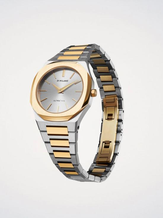 25SS D1밀라노 손목시계 D1UTBL34 EDGE Silver