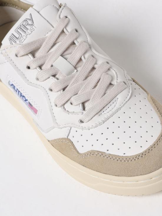 25FW 오트리 메달리스트 로우 스니커즈  AULW GS44 White 1 - AUTRY
