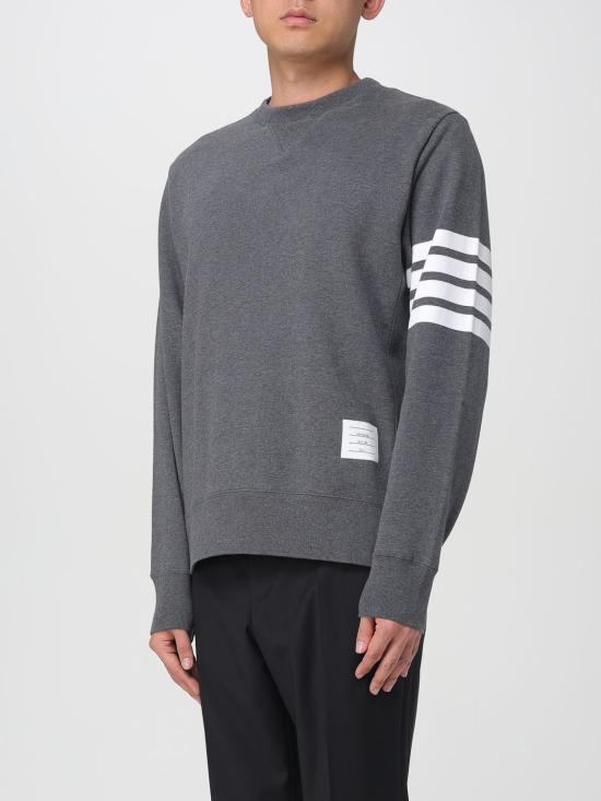 25FW 톰브라운 긴팔 티셔츠 MJT021H00535 025 Grey - THOM BROWNE