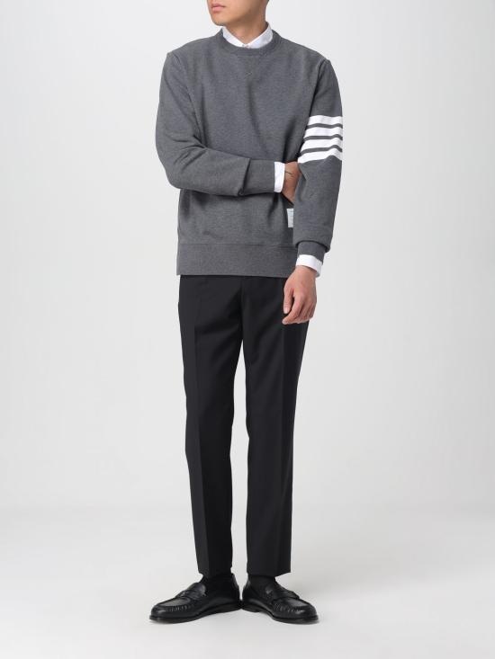 25FW 톰브라운 긴팔 티셔츠 MJT021H00535 025 Grey - THOM BROWNE