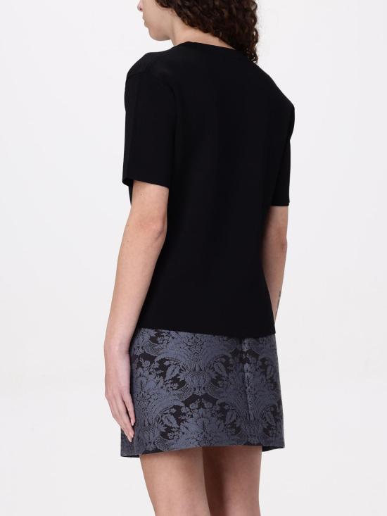 25FW 막스마라 반팔 티셔츠 2511361078600 006 Black - MAX MARA