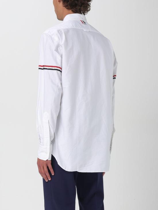 25FW 톰브라운 긴팔 셔츠 MWL150EF0313 100 White - THOM BROWNE