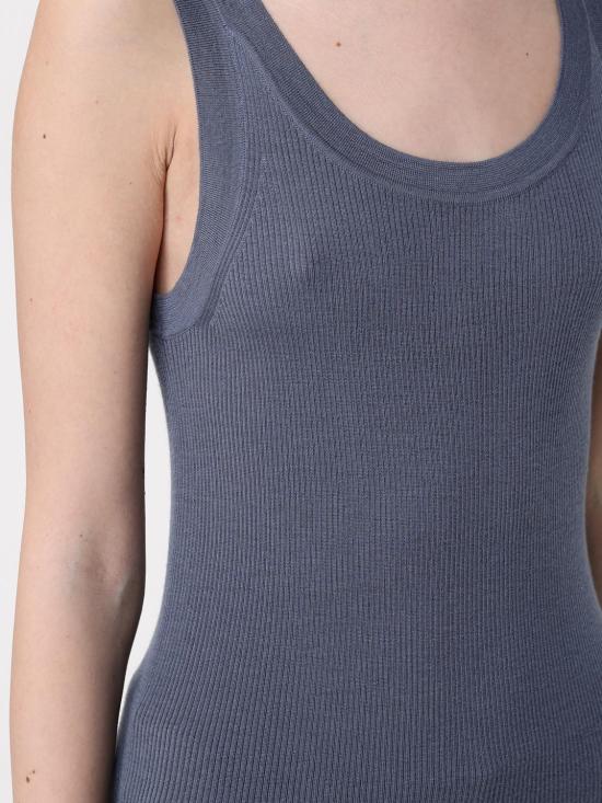 25FW 막스마라 민소매 티셔츠 2511361021600 014 Water - MAX MARA