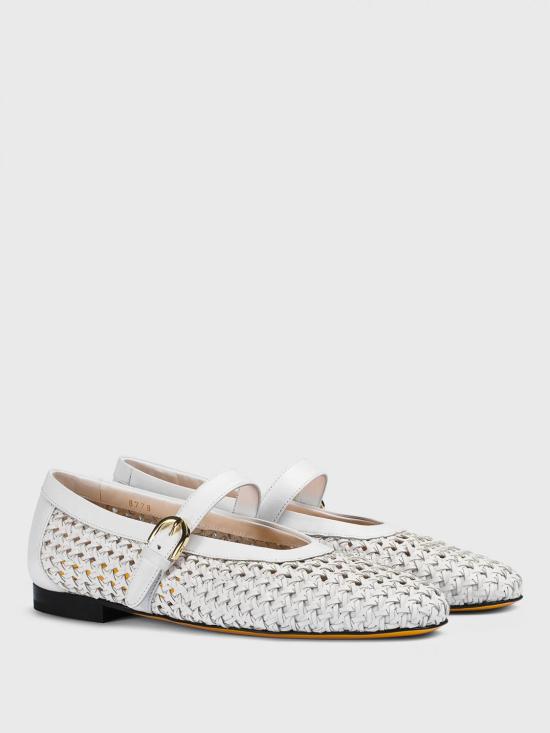 25FW 듀칼 플랫 슈즈 DD8778MAENUZ246 NW00 White - DOUCAL’S