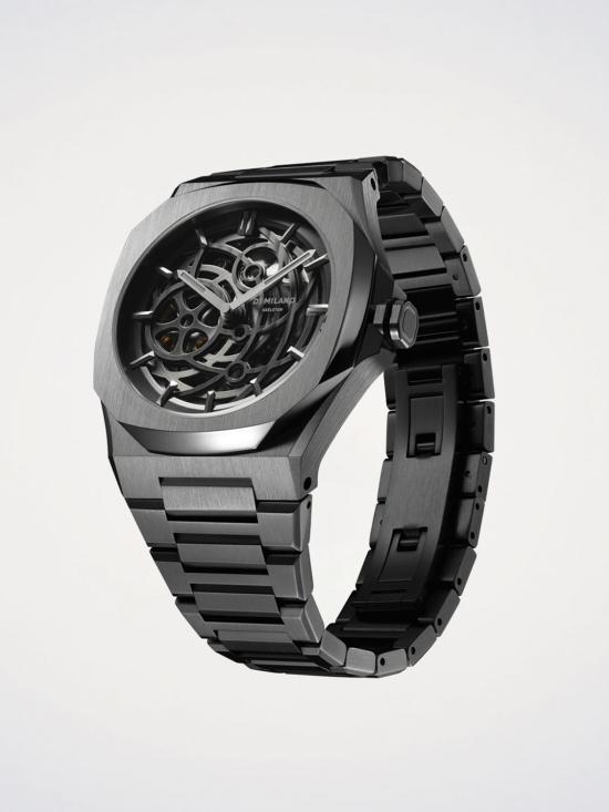 25SS D1밀라노 손목시계 D1SKBJ11 GUN METAL Grey