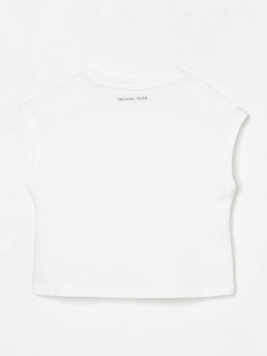 25SS [키즈] 마이클 코어스 탑 R30283 117 White - MICHAEL KORS