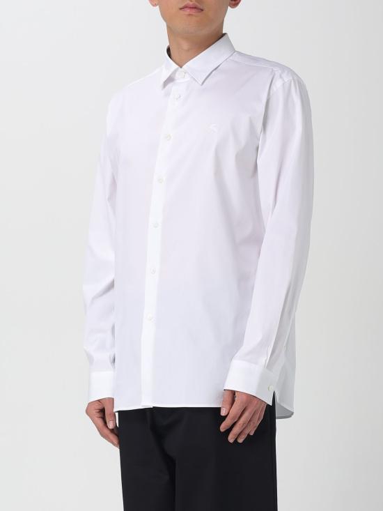 25FW 버버리 스트레치 코튼 셔츠  8071465 White - BURBERRY