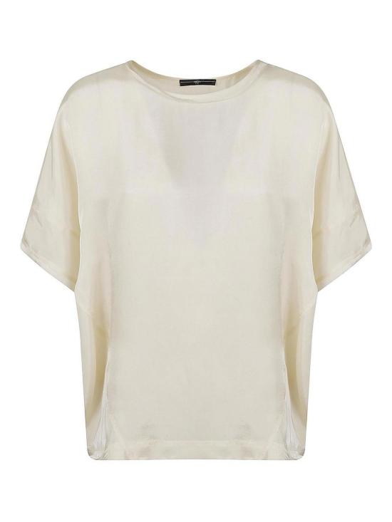 25SS 하이 반팔 티셔츠 7533001539300100 White