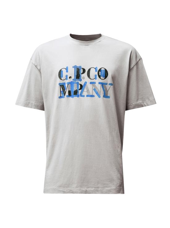 25SS 씨피 컴퍼니 반팔 티셔츠 18CMTS145A006586W 800 BLUE FOX