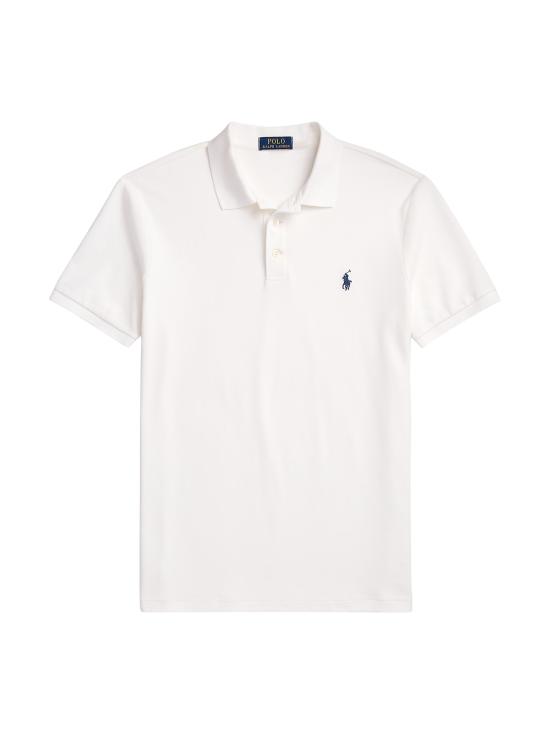 26SS 폴로 랄프로렌 커스텀 슬림핏 폴로셔츠 710941439 002 WHITE