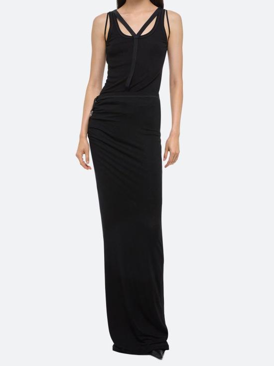 25SS 헬무트랭 미디 스커트 O09HW302 001 BLACK - HELMUT LANG