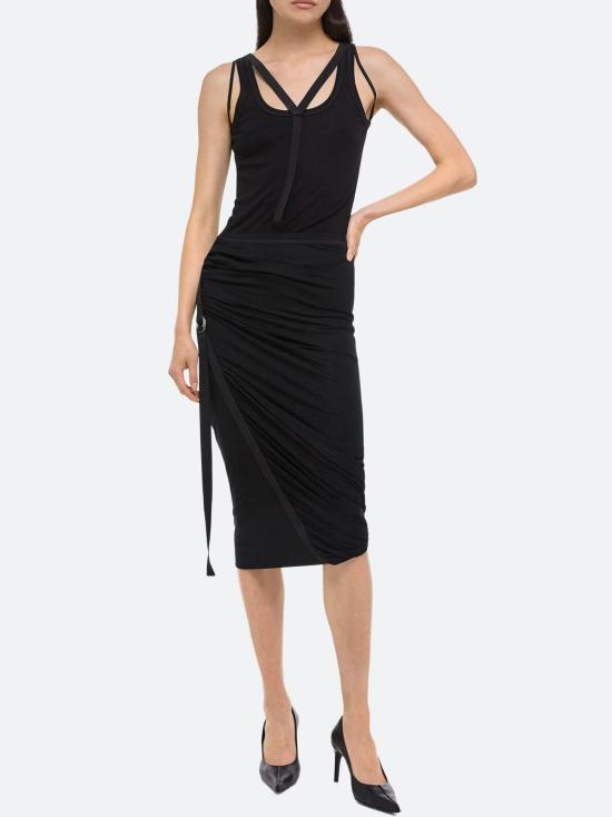  헬무트랭 미디 스커트 O09HW302 001 BLACK - HELMUT LANG