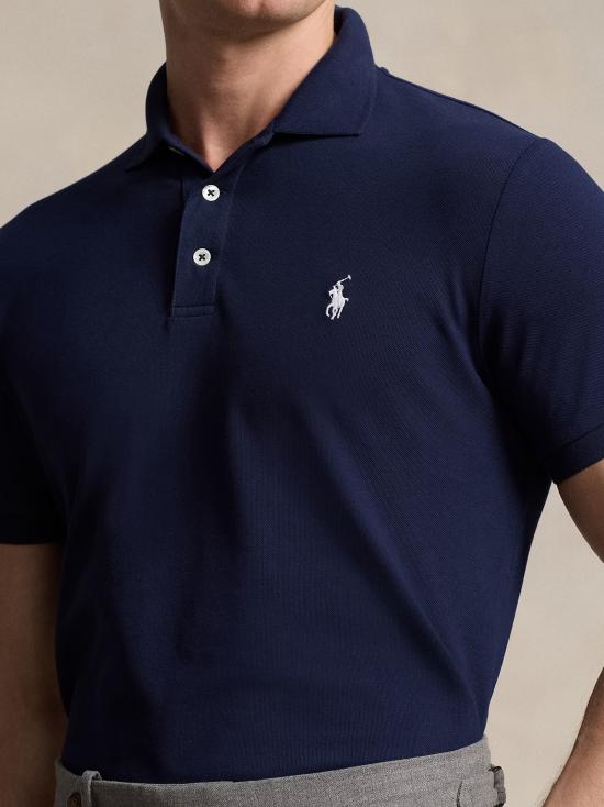 25SS 폴로 랄프로렌 커스텀 슬림핏 폴로셔츠 710941439 003 NAVY - POLO RALPH LAUREN
