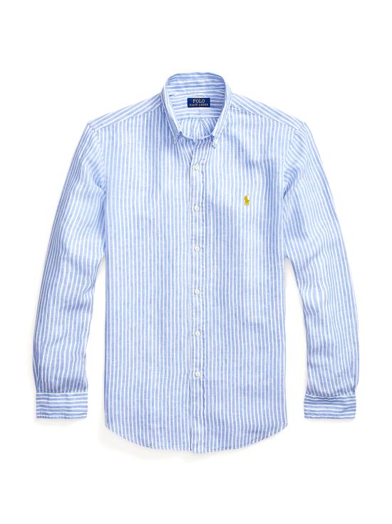 25SS 폴로 랄프로렌 긴팔 셔츠 710873446 001 CELESTE BIANCO