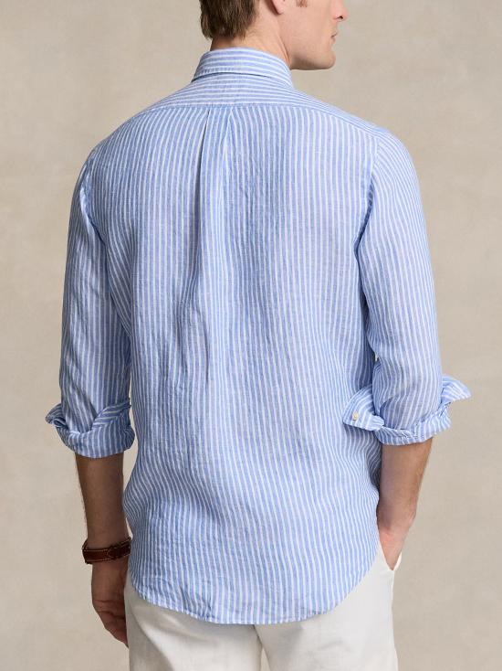 25SS 폴로 랄프로렌 긴팔 셔츠 710873446 001 CELESTE BIANCO - POLO RALPH LAUREN