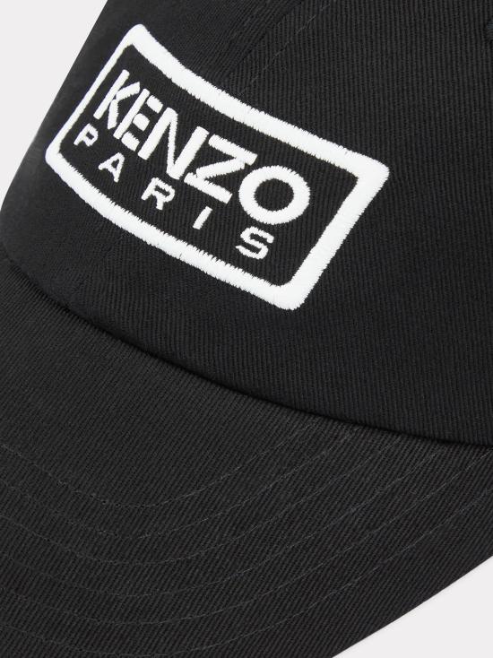 25SS 겐조 태그 로고 볼캡  FE58AC711F32 99 BLACK - KENZO