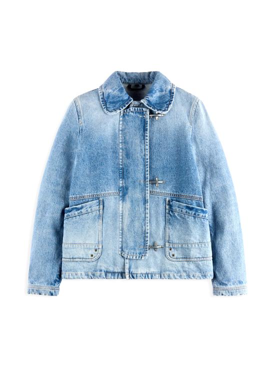 25SS 페이 데님 자켓 NAW1250400LWB1 U005 DENIM