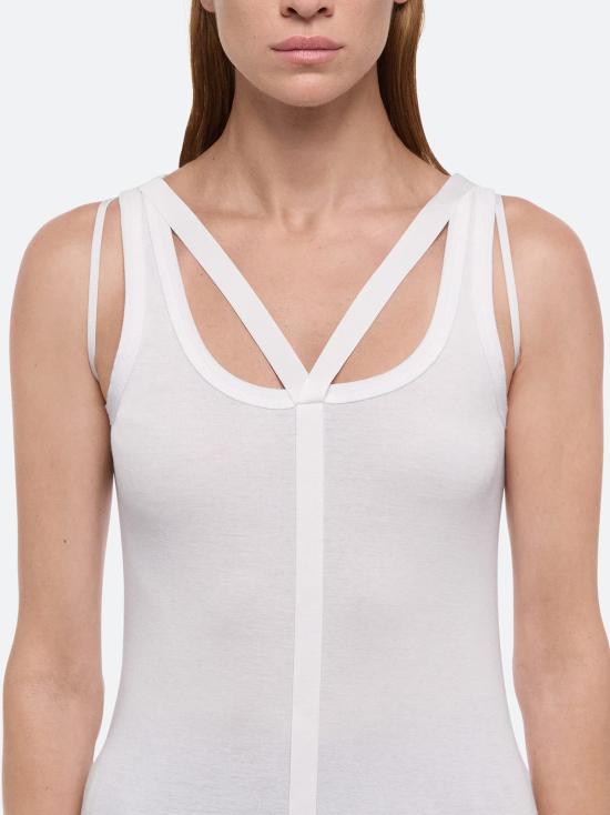 25SS 헬무트랭 민소매 티셔츠 O09HW503 C7J WHITE - HELMUT LANG