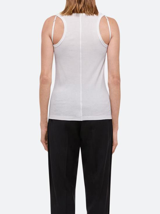 25SS 헬무트랭 민소매 티셔츠 O09HW503 C7J WHITE - HELMUT LANG