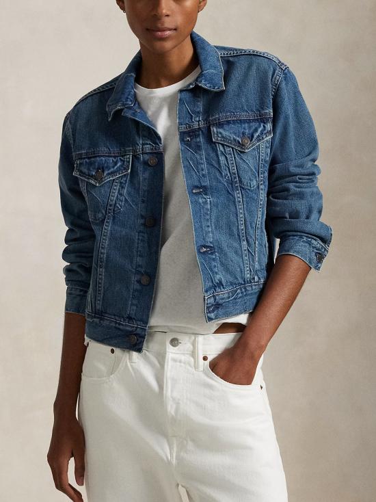  폴로 랄프로렌 데님 자켓 211969408 001 BLUE WASH - POLO RALPH LAUREN