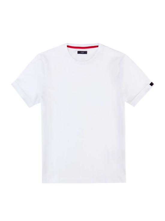  페이 반팔 티셔츠 NPMB3501330UCX B001 BIANCO