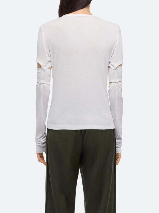  헬무트랭 긴팔 티셔츠 O09HW509 C7J WHITE - HELMUT LANG