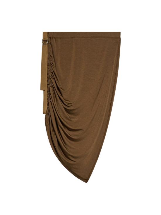  헬무트랭 미디 스커트 P01HW301 D0M MARRONE