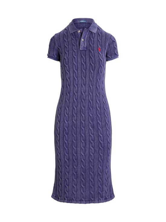 25SS 폴로 랄프로렌 미디 원피스 211952606 003 NAVY