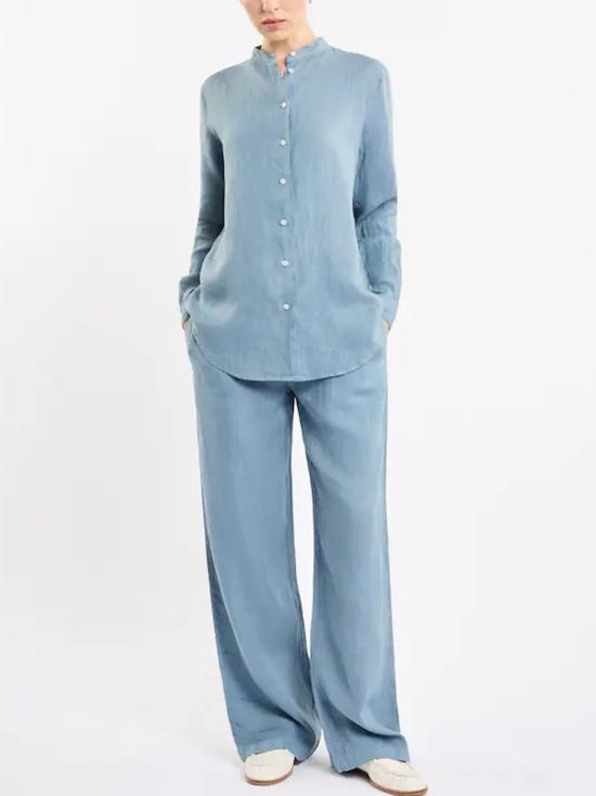 25SS 페이 셔츠 NCWA150570TVTW U203 AZZURRO - FAY