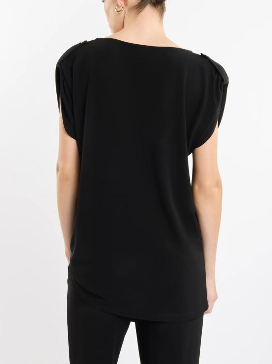 25SS 페이 반팔 티셔츠 NPWB250666SXBB B999 NERO - FAY