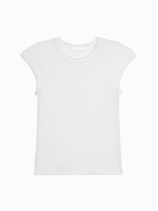 25SS 헬무트랭 반팔 티셔츠 P01HW505 100 WHITE