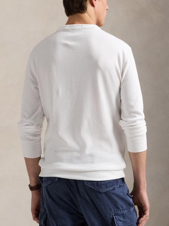 25SS 폴로 랄프로렌 긴팔 티셔츠 710899996 002 WHITE - POLO RALPH LAUREN