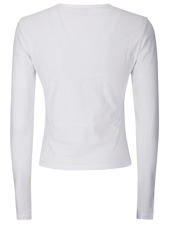 25FW 디젤 긴팔 티셔츠 A194380CLBR 100 WHITE WATERFALL - DIESEL