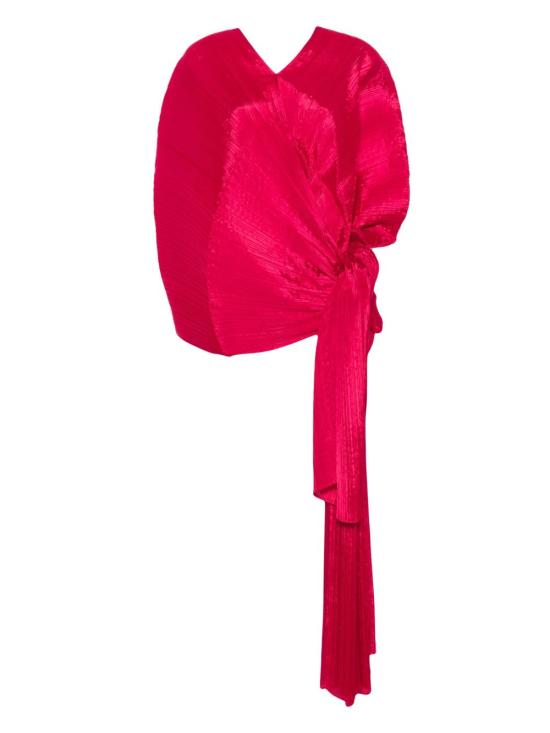 25SS 플리츠플리즈 케이프 PP56AD42623 CARMINE DOM