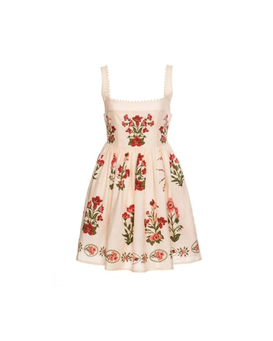  아구아 벤디타 숏 원피스 Agua By Agua Bendita Barbara 미니 칸나 드레스 멀티컬러