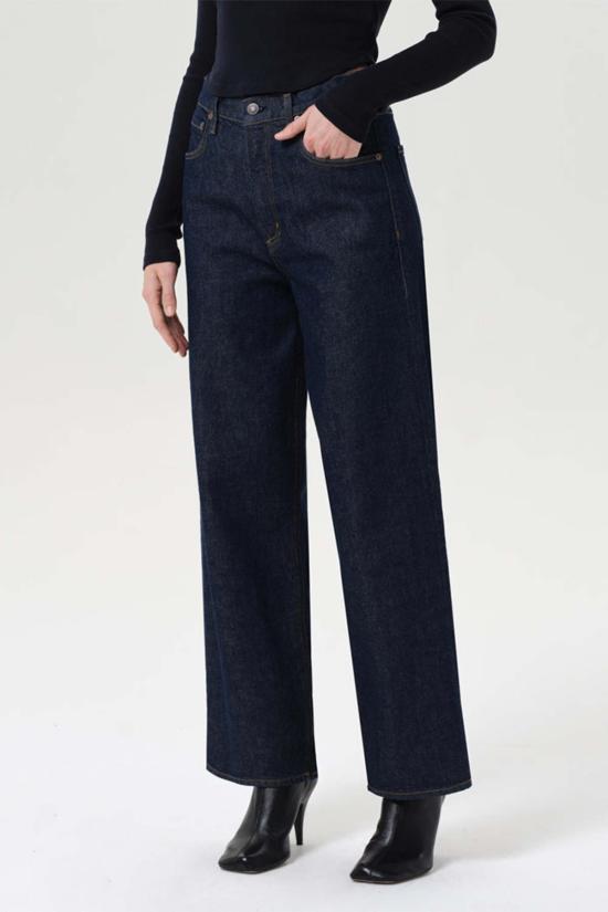  에이골디 데님 팬츠 아골드 렌 하이라이즈 와이드 레그 진 재발매 - AGOLDE