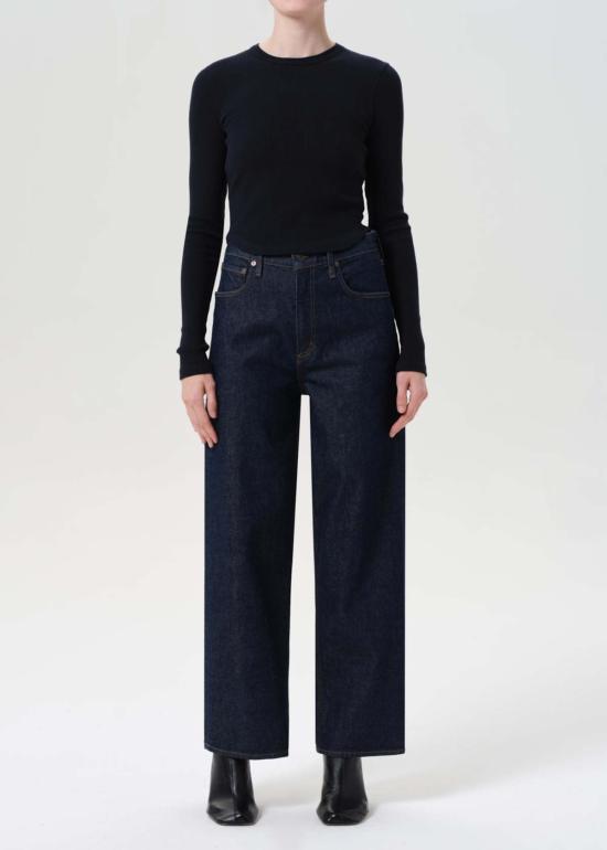  에이골디 데님 팬츠 아골드 렌 하이라이즈 와이드 레그 진 재발매 - AGOLDE