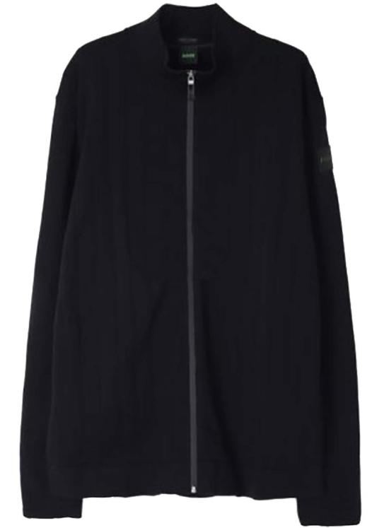  휴고보스 봄버 자켓 Hugo Boss 남성 스탠드업 칼라 코튼 블렌드 자르딘 402 재킷 다크 블루