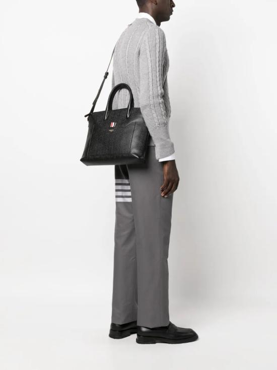 25FW 톰브라운 토트백 MAG444A00198 BLACK - THOM BROWNE