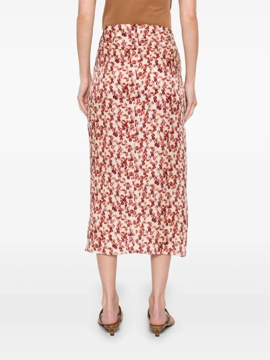 25FW 이자벨마랑 미디 스커트 JU0080FAC3J10I 80GT GARNET - ISABEL MARANT